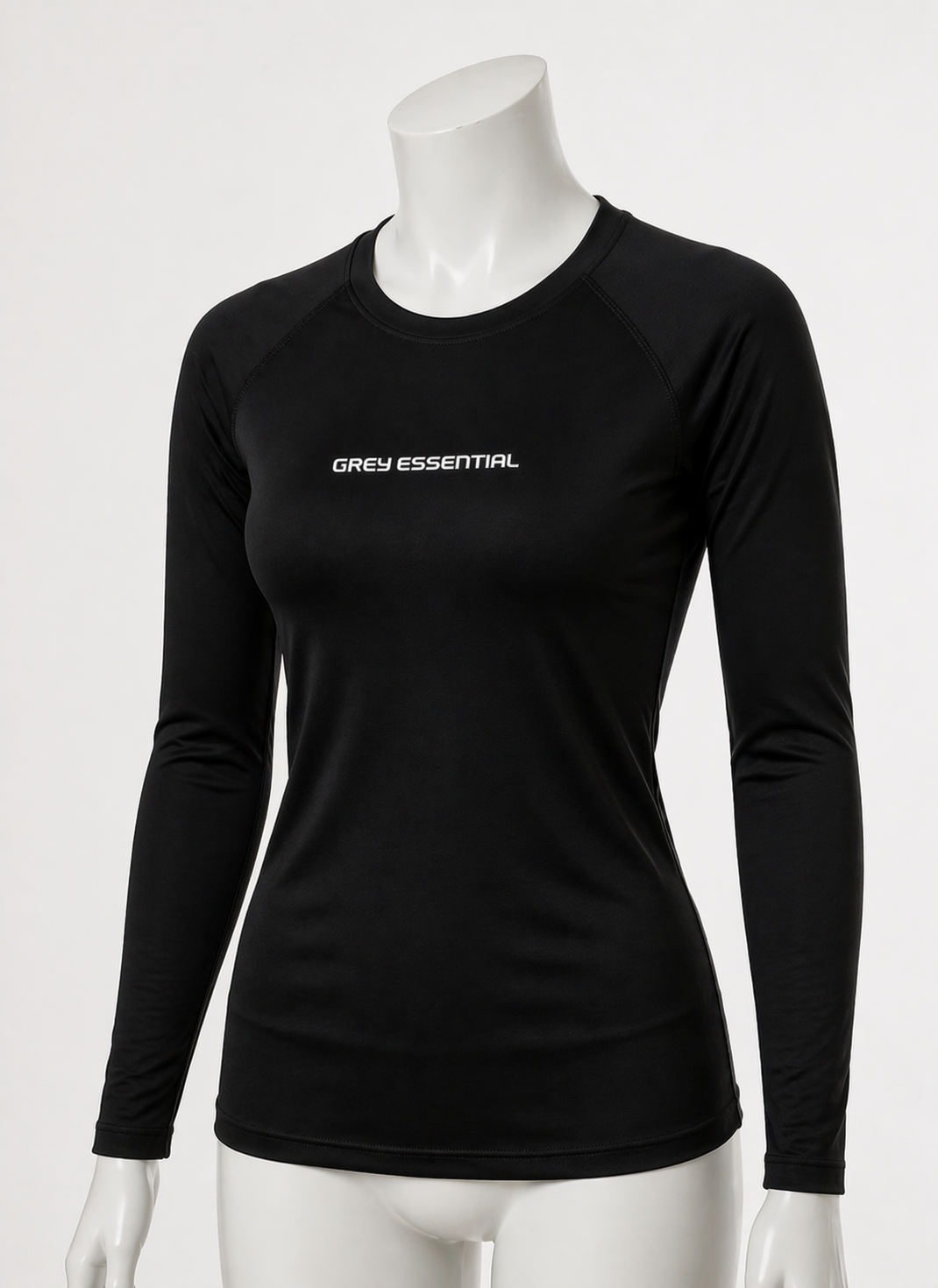 Grey Essential Perfomance Tee Full Sleeves