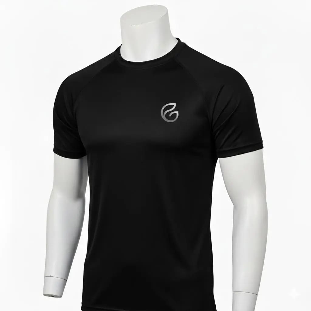 CoreFit Essential Compression T-Shirt In Black