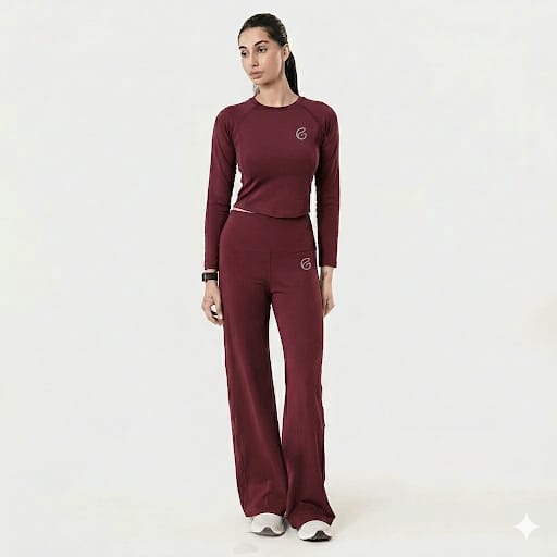 Flare Set In Deep Wine